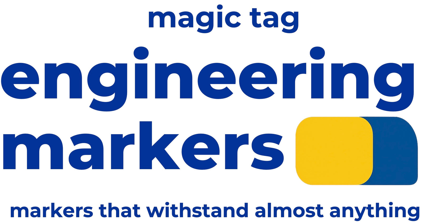 Magic Tag Engineering Markers – Chemical & Solvent-Resistant Permanent